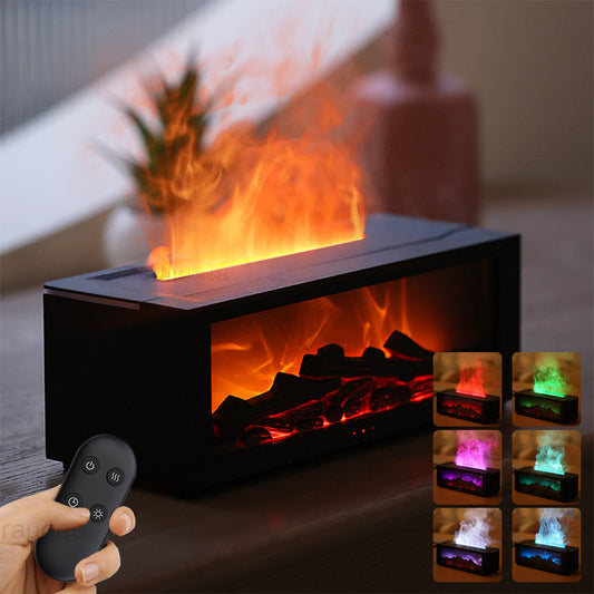 Fireplace frame humidifire